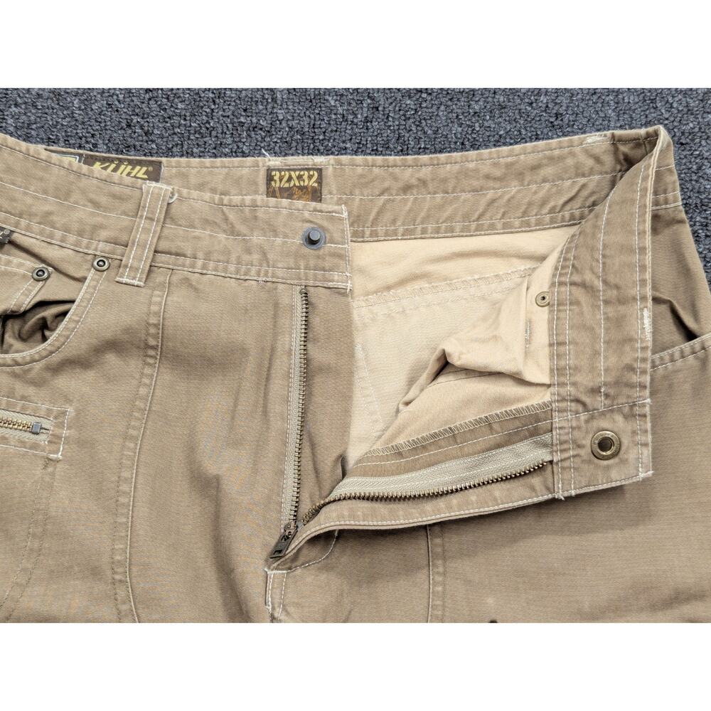 Kuhl Pants Mens 32 x 32 Crag Series Camp Brown Outdoor Hiking Trail Rugged - Picture 6 of 12